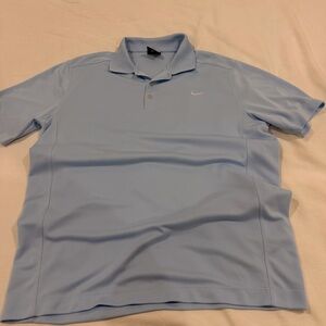 Nike Men's Sky Blue Polo Shirt size Large